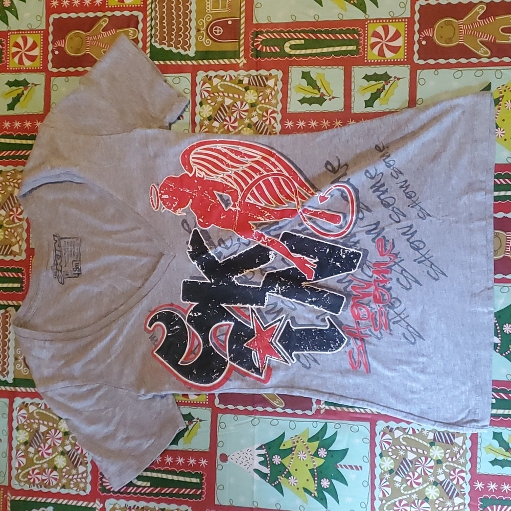 COPY - Skin Industries V Neck Shirt Adult Small